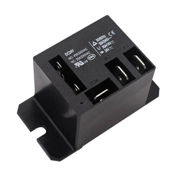 رله 24 ولت کولری جاپیچ دار 30 آمپر مدل NT90 گوشواره ای