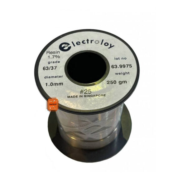 سیم لحیم 1 میلیمترELECTROLOY وزن 250 گرم