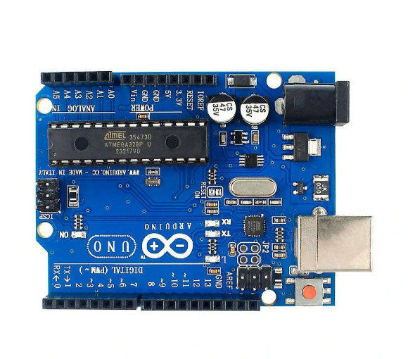 برد آردوینو Uno R3 دارای پردازنده ATmega328P