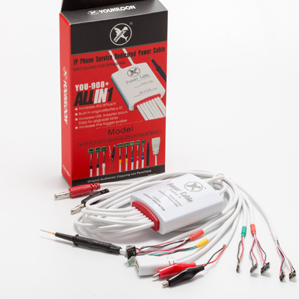 کابل پاور و پراب شارژر ایفون +908 YOUKILOON