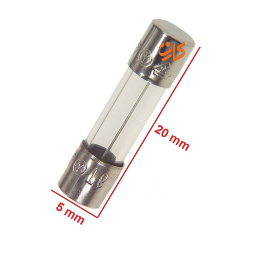 فیوز شیشه ای 20 میلیمتر 20mm