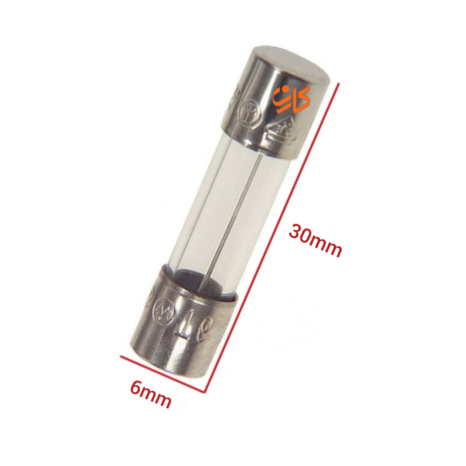 فیوز شیشه ای 30 میلیمتر 30mm