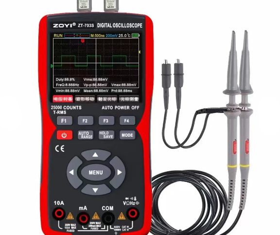 اسیلوسکوپ، مولتی متر و فانکشن ژنراتور زویی مدل ZOYI ZT-703S