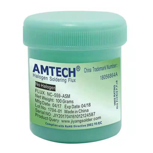 خمیر و روغن فلکس AMTECH NC-559-ASM-UV 100gr (اورجینال)