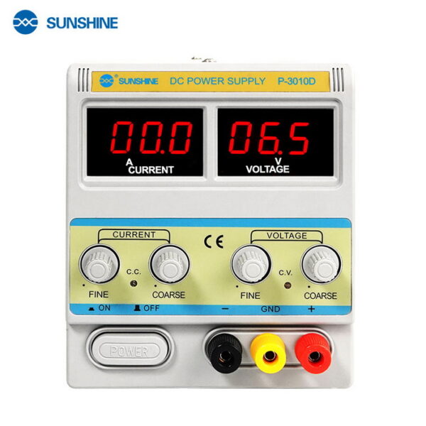 منبع تغذیه 30 ولت 10 آمپر سان شاین SUNSHINE P-3010D