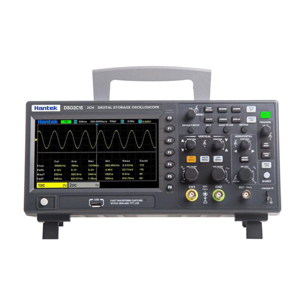 اسیلوسکوپ 150MHz دوکاناله هانتک مدل HANTEK DSO2C15