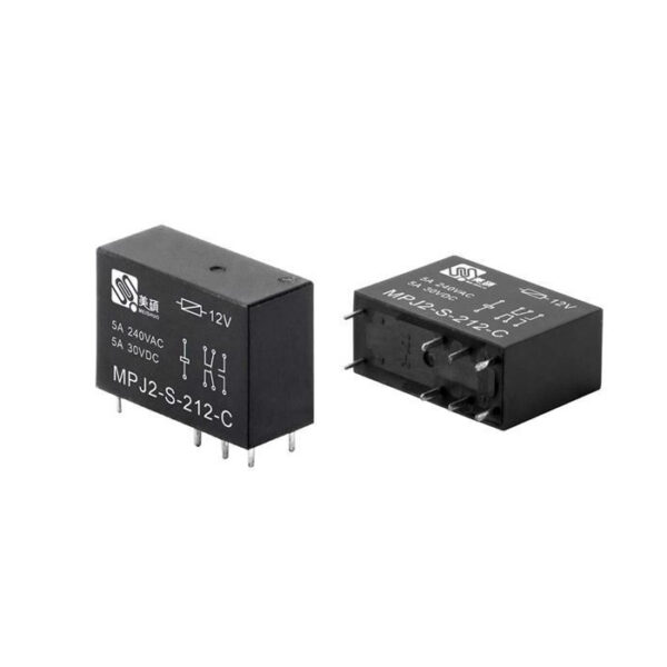 رله 12 ولت 5 آمپر 8 پین MPJ2-S-212-C